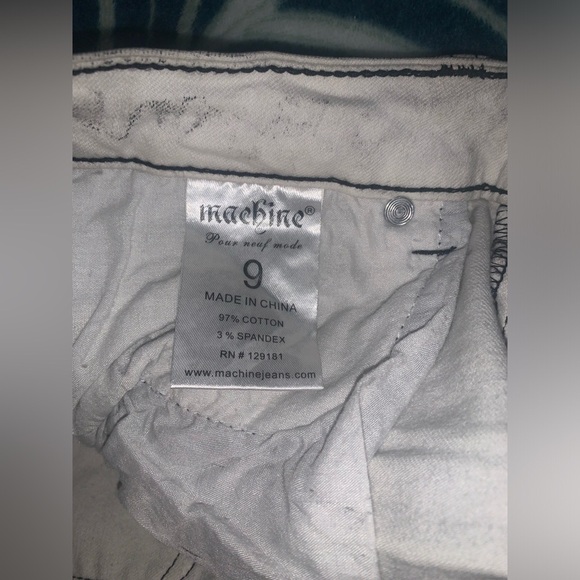 NWT Machine lowrise distressed skinny jeans Women’s size 9 light grey - Picture 6 of 8